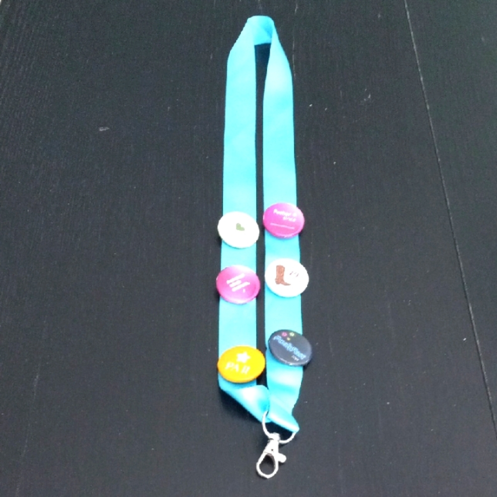 PoshFest 2024 Lanyard and Pins
